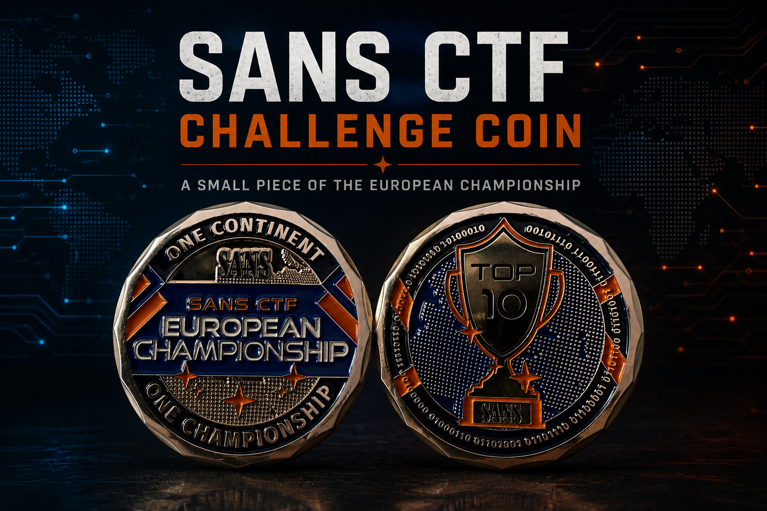 Spomin na SANS CTF je prispel – challenge coin